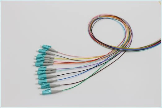 Fiber Optic Pigtail LC UPC OM 3 12 COLORS