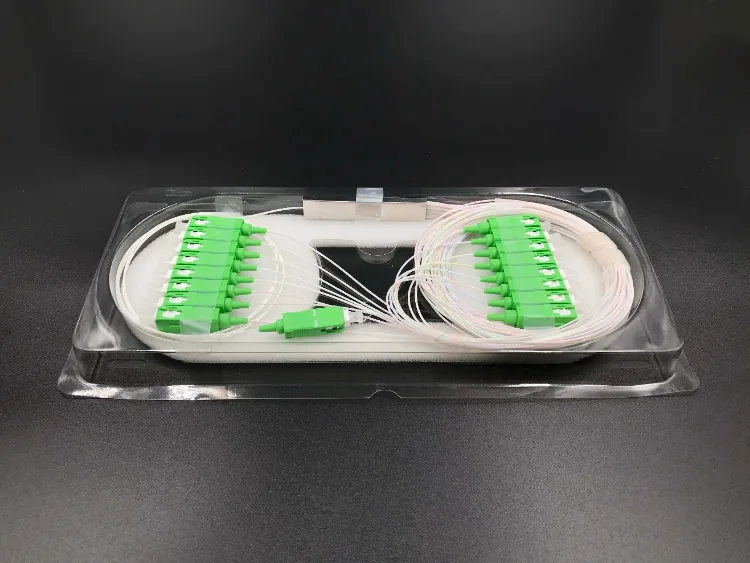 1X16 0.9mm Sc/APC Mini Blockless Fiber Optic PLC Splitter - PLC Splitter  and Fiber Optic Splitter