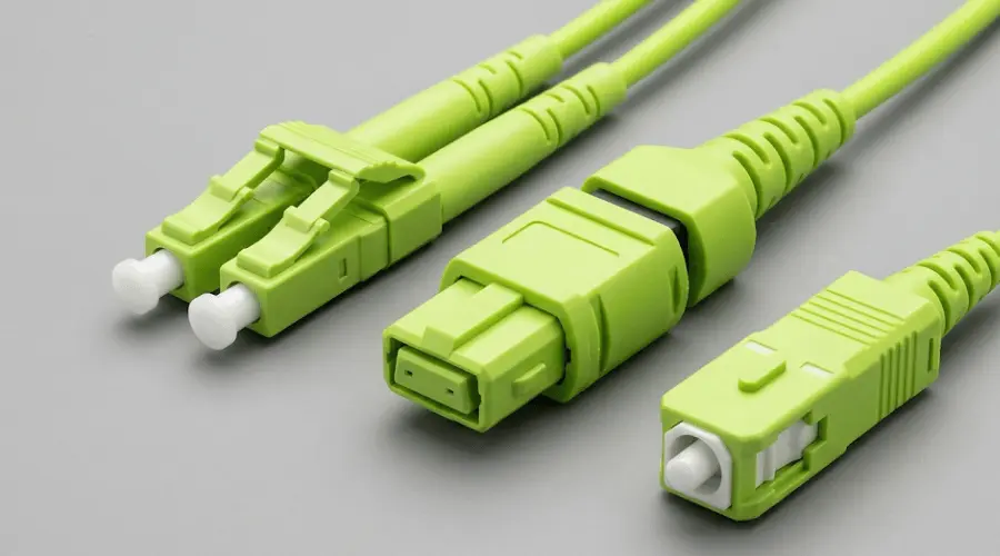 OM5 fiber connectors including LC duplex MPO MTP and SC connectors for multimode cabling OM5 fiber connectors including LC duplex MPO MTP and SC connectors for multimode cabling