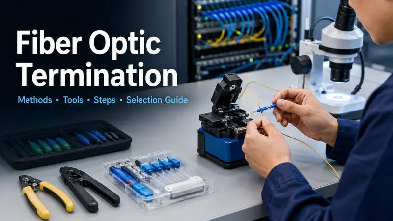 Fiber optic termination methods tools steps and selection guide