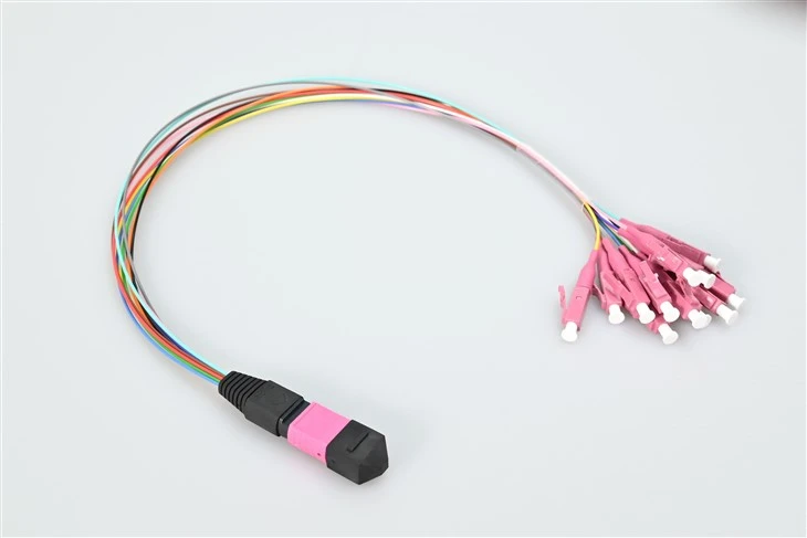 Mpo-lc 12 Core Fiber Patch Cords OM4