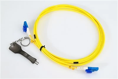 Fiber Optic Lc Upc Rau Lc Upc Patch Cable Duplex